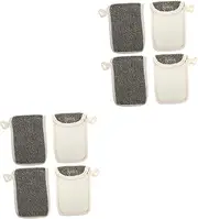 FOYTOKI 2sets Bar Soap Saver Pouch Soap Holder Bag Shower Skin Care Exfoliating Portable Lightweight 4pcs*2