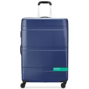 Delsey Benetton Now! 76 cm 4-Wheel Large Suitcase - Navy