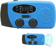 Radio | AM/FM Radio,USB Charged Solar Power Radio LED Flashlight AM/FM Portable Weather Radio for Camping