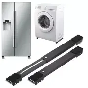 Appliance Rollers Extendable Appliance Sliders with Wheels Black