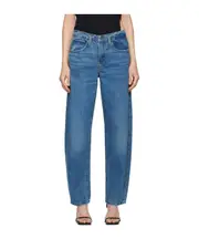Frame Low Slung Barrel Jeans 33,34,31,32 Blue