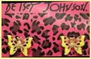 Betsey Johnson Yellow Enamel Butterfly Stud Earrings NWT
