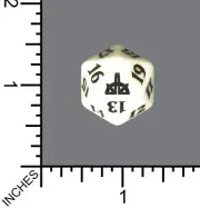 Brand New D20 Spindown Magic Spindown Die - Rivals of Ixalan - White MTG Dice D2