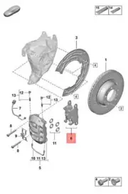 Genuine PORSCHE 911 Carrera 1 Set Of Brake Pads For Disk Brake 992698451H
