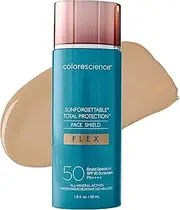 [Colorescience] Total Protection Face Shield Flex SPF 50, Zinc Oxide Formula, Medium, 1.8 fl. oz.