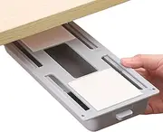 Under Desk Drawer Slide Out - Under Desk Drawer Organizer Slide Out | -Adhesive Table Concealed Organizer Slide Out Storage Desktop Pencil Tray for Office Home School