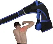 Shoulder Brace Support - Rotator Cuff Brace Soft and Adjustable,Compression Shoulder Brace Men Women Elders Friends Colleagues