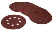 WEN 6305SP80 80-Grit Hook-and-Loop 5-Inch Sandpaper Sanding Discs, 10 Pack