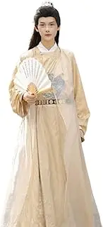 [IDZNFNFX] Chinese Style Robe Couple Traditional Outfit Unisex for Stage Show Performances Cosplay