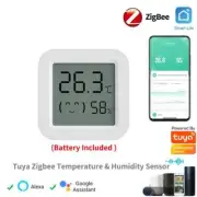 Tuya ZigBee Temperature Humidity Sensors Smart Home With LCD Screen Temperatures