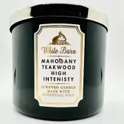 Bath & Body Works MAHOGANY TEAKWOOD HIGH INTENSITY 3-Wick Candle 14.5 Fl Oz