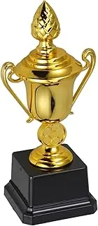 HOMSFOU Celebration Trophy Model Plastic Winner Trophy for Competitions School Events Parties Elegant Design with DIY Base for Personalization Award for Students