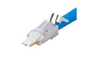 Dynamix RJ-45PTC6AS-50J Cat6A RJ45 Connector - 50pc STP - External Ground - Push