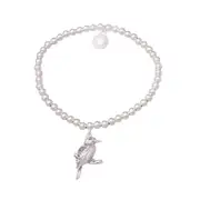 Gibson Gifts Australian Fauna Silver Bracelet Kookaburra Charm Kids Jewellery