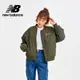 【New Balance】抓皺設計飛行外套_女性_墨綠色_WJ33507KOU