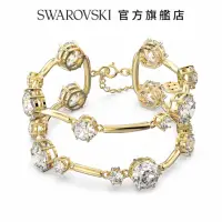 在飛比找momo購物網優惠-【SWAROVSKI 官方直營】Constella 雙圈手鐲