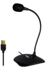 USB PC Microphone - Plug and Play Computer Microphone - Compatible Gaming PS4