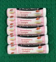 Five Chapstick Strawberry Delight Lip Balm Lot New