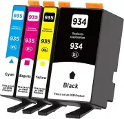 HP 934XL 935XL Compatible Ink Printer | 934 935 XL 4-Pack Ink Cartridge Combo