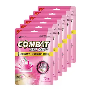 Combat威滅 抽屜除蟲片 10入x6包-SPA/柑橘