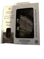 Serene Living Aroma Bracelet Lava Rock Stone. Please Read Item description
