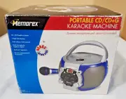 Memorex Portable Karaoke System w/ CD + CD Graphics player + Microphone MKS2111