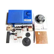 Super Heterodyne Radio Receiver 6 Transistor Schematic&Enclosure Speaker DIY Kit