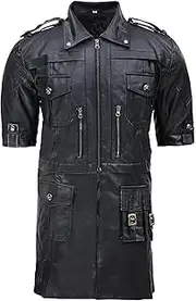 [III-Fashions] Mens Fantasy XV Noctis Lucis Caelum Jacket - Black Synthetic Leather Jacket Cosplay Costume