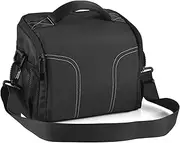 Padded Camera Bag Travel Camera Shoulder Bag Water-Resistant Shock-Proof Camera Case Messenger Bag for DSLR/SLR/Mirrorless Camera Case with Removable Dividers