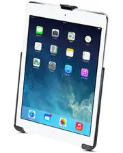 RAM-HOL-AP17U :: RAM EZ-Roll'r Cradle for Apple iPad 6th gen, Air 1-2 And Pro 9.7