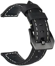 [AEHON] For Garmin Vivoactive 4 3 Wrist Band Strap For Garmin Venu SQ 2 Plus Genuine Leather Bracelet Forerunner 245 20 22mm Watchband