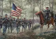 Colonel Joshua Chamberlain, Battle of Gettysburg PA, Military Civil War Postcard