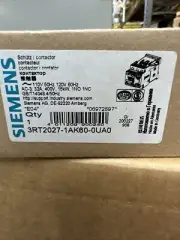 Siemens 3RT2027-1AK60-0UA0 SIRIUS Power Contactor 3RT20271AK600UA0 - New-