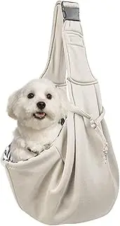 Dog Sling,Breathable Small Dog Carrier | Multi-Functional Pet Supplies for Travel Outdoor Daily Walk Vet Visit Public Transport Shopping