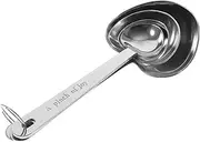 Ciieeo 4pcs Stainless Steel Measuring Spoons Tablespoons for Measuring Dry and Liquid Ingredients