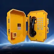 Explosion-Proof Telephone, Safety Emergency Phone with Sound and Light Alarm, IP Network Connection Function, Support SIP2.0 Protocol, Can Connected External Loudspeaker, for Dangerous Areas