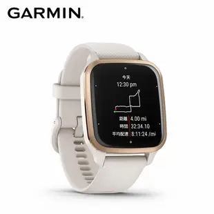 GARMIN VENU SQ 2 Music GPS 智慧腕錶 象牙白