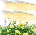 2FT LED Grow Light, 80W(4 × 20W) T8 Full Spectrum LED Grow Lamp for Sunlight wit
