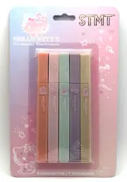 Sanrio Hello Kitty Highlighters 50th Anniversary STMT - NEW Cute 5 pack