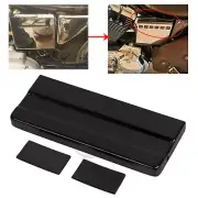 Black Battery Top Cover For Harley Super Glide FXE 73-85 Wide Glide FXWG 80-86