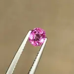 【邁爾斯寶石家】 天然粉紅色藍寶石 0.88CT 橢圓形 PINK SAPPHIRE H