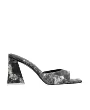 The Attico Mini Devon Open-Toe Mules 35,36,37.5,37,38,39.5,39,36.5,35.5 Gray