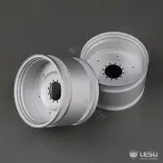 1Pair Metal Rear Wheel Hub for LESU AOUE-1050 1/14 RC Hydraulic Tractor DIY Part