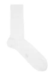 Falke Tiago Stretch-cotton Socks - White - 41-42 41-42