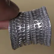 Ring Thai Karen hill tribe pure silver Size 7-8 Adjustable