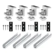 Solar Panel Bracket U-Rail Roof Rail Connector Bracket Roof Mounting Kit5692