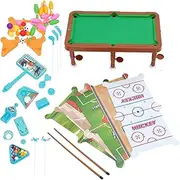 Desktop Billiards Table Mini Pool Game Toys for Boys Brain Development Toy Sturdy Plastic Space-Saving Birthday Idea