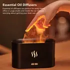 Flame Diffuser Humidifier Quiet USB Ultrasonic Aromatherapy Essential Oil AU