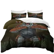 Cool Animal Art Tigerilla Gorilla vs Tiger Quilt Cover