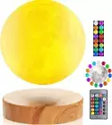 Vgazer Levitating Moon Lamp 5.9 Inch 16 Colors Moon Lamp 3D Moon LED Light with